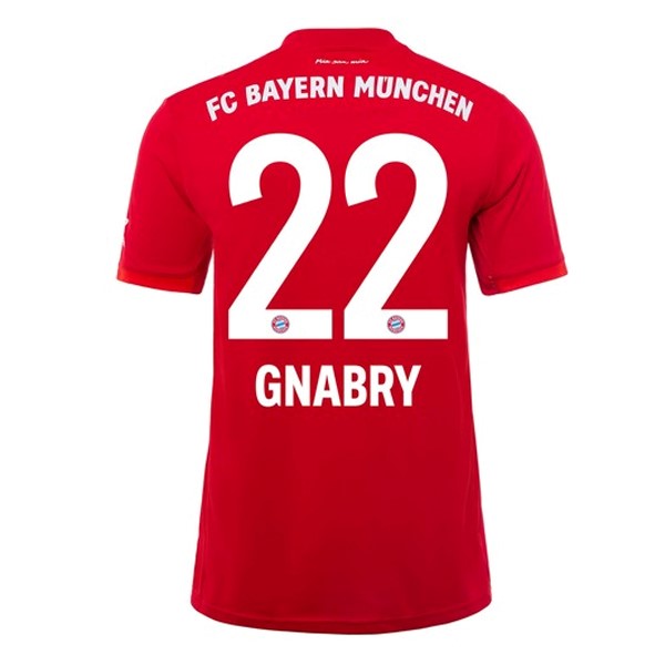 Camiseta Bayern Munich NO.22 Gnabry 2ª 2019-2020 Blanco